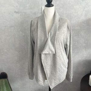 Grey Sherpa cardigan